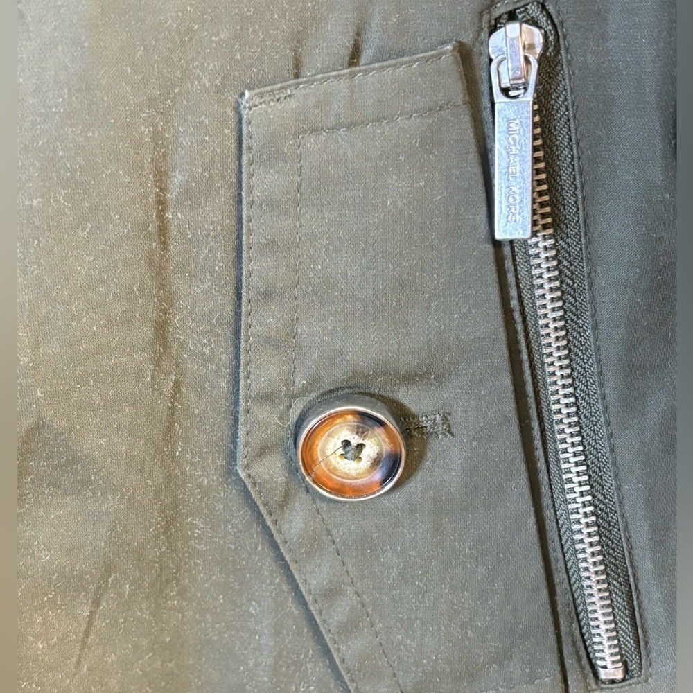 Michael Kors Trench Coat Petite Medium PM - Picture 4 of 9